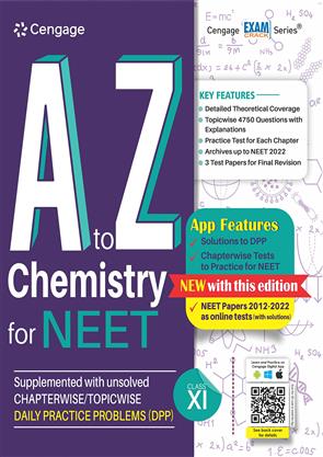 A To Z Chemistry For Neet Class Xi, NEET Exam Books, Cengage India
