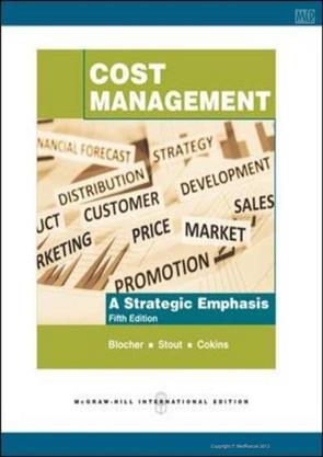Cost Management A Strategic Emphasis 5Th Edition (Ie), Books, Mcgrawhill Sp