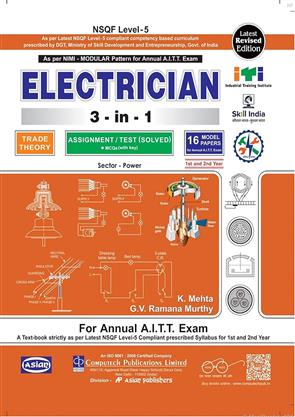 Electrician 3-In-1 Th /Asst /Model Sol Papers (Nsqf Level -4)