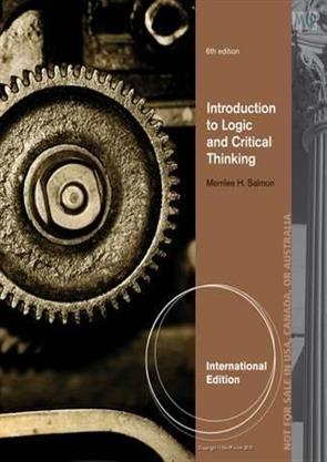 Introduction To Logic And Critical Thinking 6Th International Edition ...