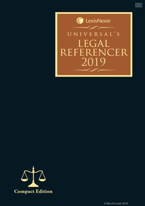 Legal Referencer 2019 (Compact Edition), Research & Reference Law Books ...