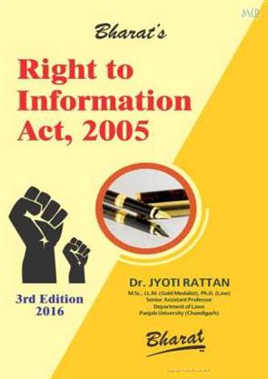 Right To Information Act, 2005, Buy Law Books Online, Right to
