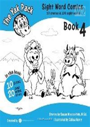 The Yak Pack Sight Word Comics Book 4 Comic Books to Practice Reading ...