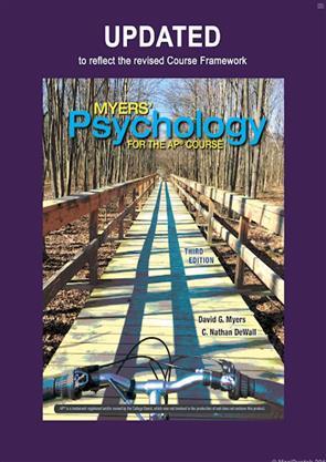 Updated Myers #39 Psychology For The Ap® Course 3Rd Edition