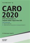 CARO 2020 A Para-wise Commentary on Companies (Auditor’s Report) Order 2020